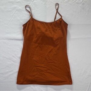 Active Basic - Women’s Spaghetti Strap Top - Small - Burnt Orange